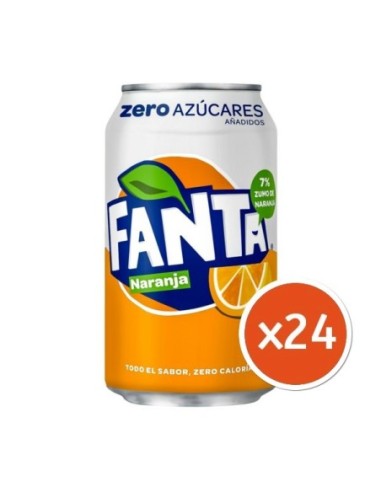 Fanta Naranja Zero 24 latas