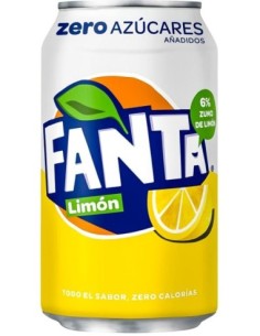 Fanta Limón Zero 24 latas 2