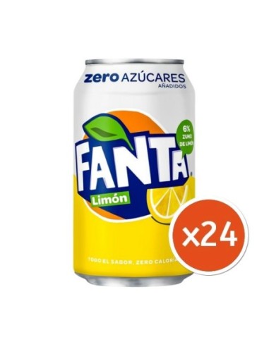 Fanta Limón Zero 24 latas