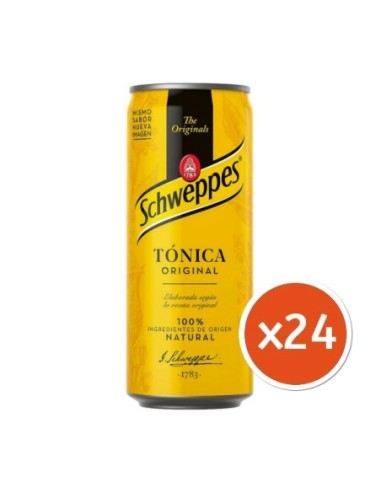 Schweppes Tónica 24 latas