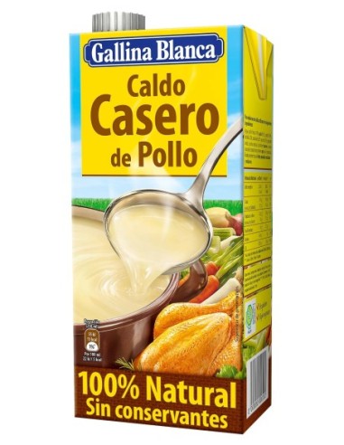 Gallina Blanca Caldo Casero de Pollo 100% Natural