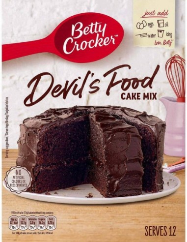 Devil's Food Mezcla para Tarta Betty Crocker