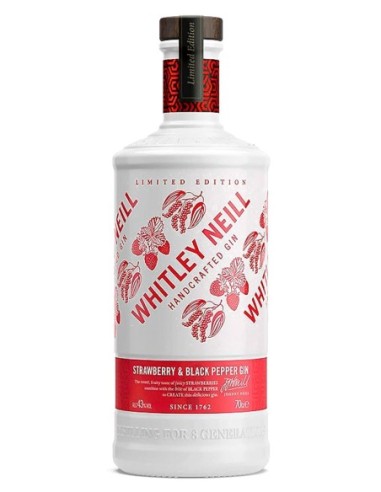 Whitley Neill Strawberry & Black Pepper Gin Edición Limitada