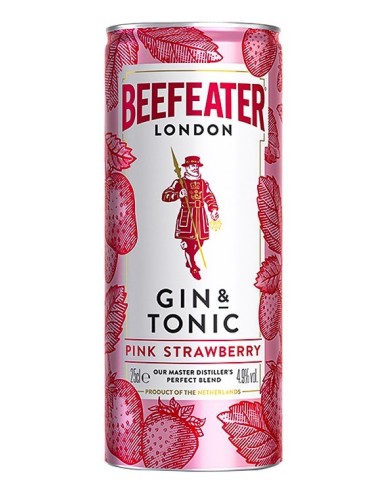 Beefeater Gin Tonic Pink Strawberry
