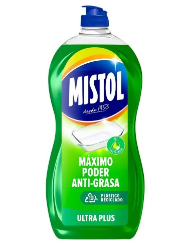 Mistol Ultra Plus lavavajillas a mano concentrado